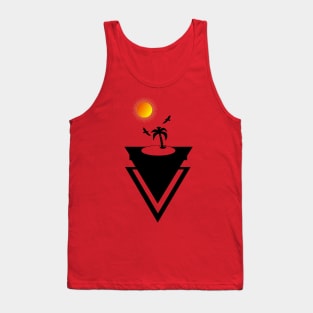 TRIANGLE PALM  TREE Tank Top